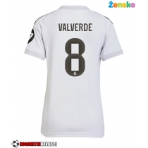 Ženske Nogometnih dresov Real Madrid Federico Valverde #8 Domači 2025-26 Kratki rokavi